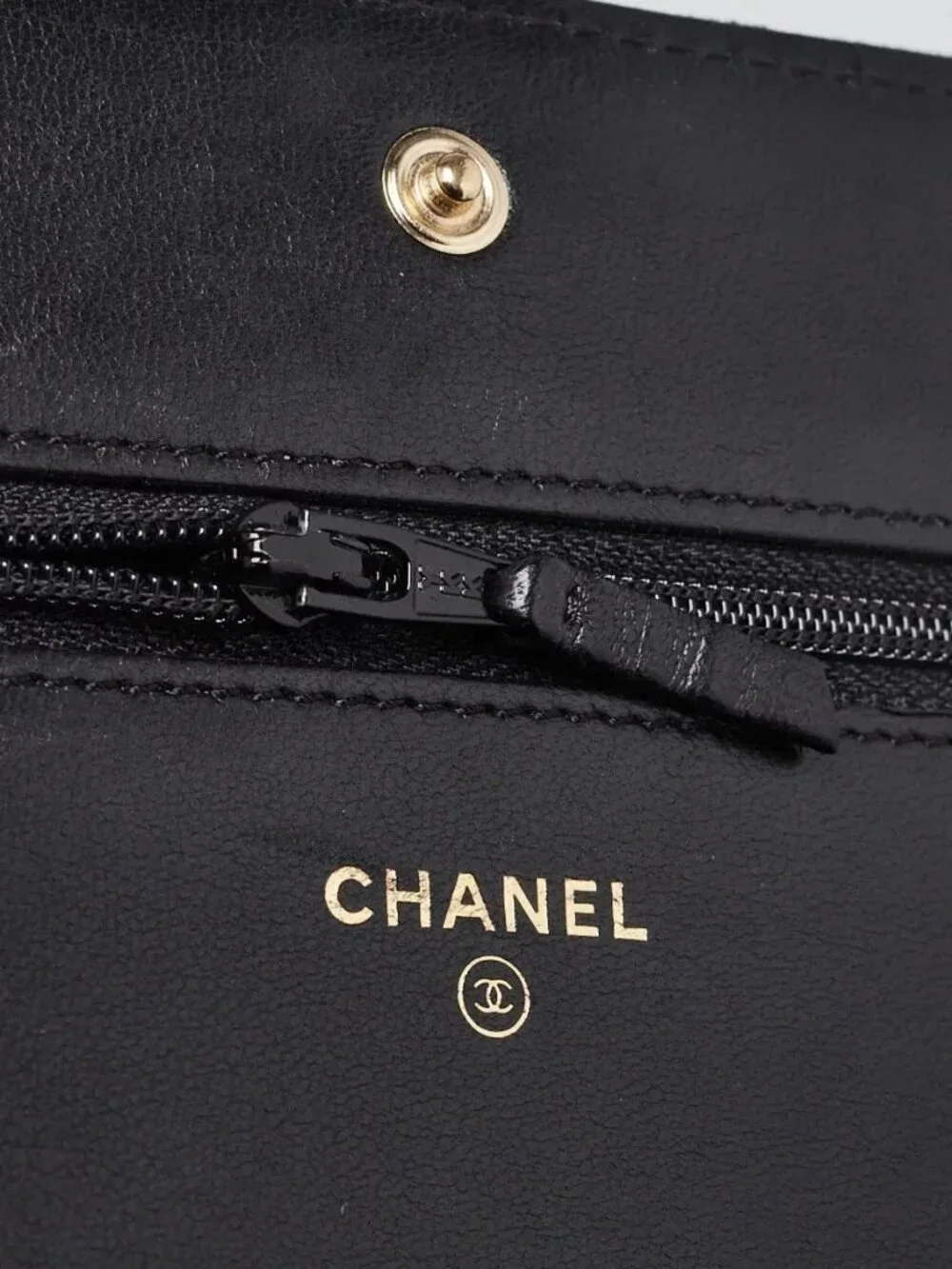 Chanel Black Quilted Velvet Boy WOC Clutch Bag